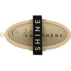 Zachte borstel Equithème Ik hou van je Amandel Bruin