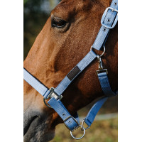 Nylon Halster Spring Equithème Blauw