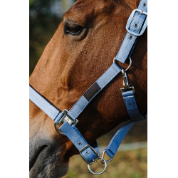 Nylon Halster Spring Equithème Blauw