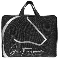 Tas voor deken Ik hou van je Equithème Zwart