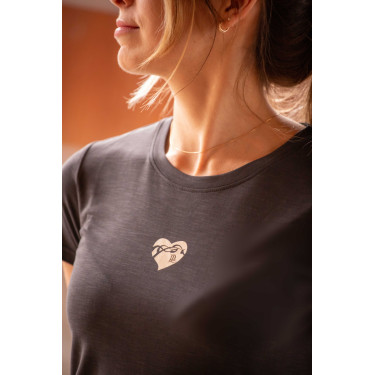 Camiseta PENELOPE - Lovely - Manga largas Antraciet Grijs