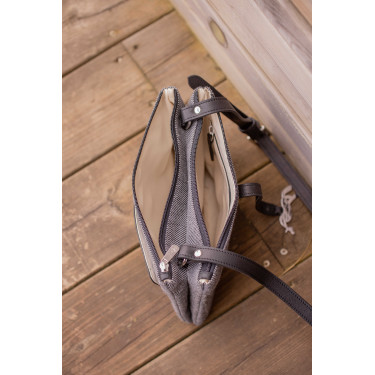 Pénélope Pablito tas groot model Chevronpatroon / zwart