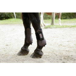 TecAir beenbeschermers Covalliero Bruin TecAir beenbeschermers Covalliero Bruin