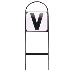 12 dressuurletters Hippotonic op metalen frame