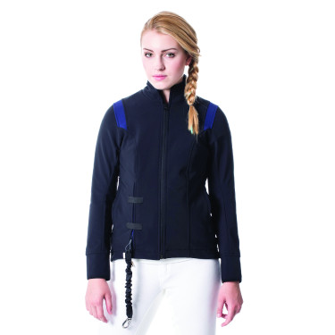 Helite Airshell-jas voor Zip'in-airbag Zwart / blauw Helite Airshell-jas voor Zip'in-airbag Zwart / blauw