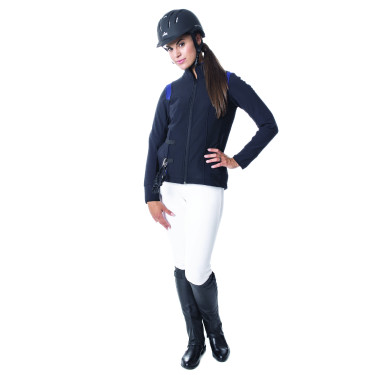 Helite Airshell-jas voor Zip'in-airbag Zwart / blauw Helite Airshell-jas voor Zip'in-airbag Zwart / blauw