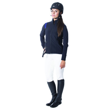 Helite Airshell-jas voor Zip'in-airbag Zwart / blauw Helite Airshell-jas voor Zip'in-airbag Zwart / blauw