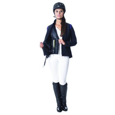 Helite Airshell-jas voor Zip'in-airbag Zwart / blauw Helite Airshell-jas voor Zip'in-airbag Zwart / blauw
