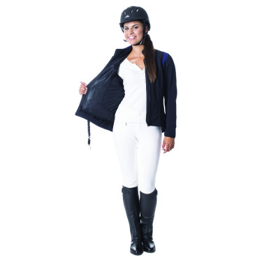 Helite Airshell-jas voor Zip'in-airbag Zwart / blauw Helite Airshell-jas voor Zip'in-airbag Zwart / blauw
