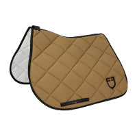 Zadeldekje springen in ademende technische stof limited edition GP Equestro Caramel / zwart Bruin