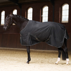 Imperial Riding Basic paddockdeken met afneembare hals 400 g Zwart