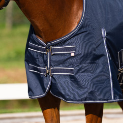 Imperial Riding Basic paddockdeken zonder halsdeken 200 g Marine Marineblauw