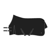Imperial Riding paddockdeken Basic zonder halsdeken 300 g Zwart