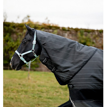 Horseware Amigo 1200D FieldSafe Reflectech Plus Turnout deken 250 g Zwart / zwart reflecterend Horseware Amigo 1200D FieldSafe Reflectech Plus Turnout deken 250 g Zwart / zwart reflecterend