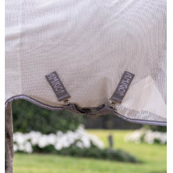 Amigo® Bug Rug Plus anti-vliegen deken voor pony Zilver / titaniumgrijs / zilver