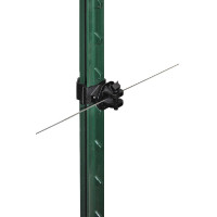 Pinlock-isolator T-Post AKO per 25 Zwart