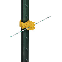 Pinlock-isolator T-Post AKO per 25 Zwart