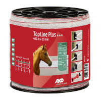 Weiß/rotes Band TopLine Plus AKO Wit / rood