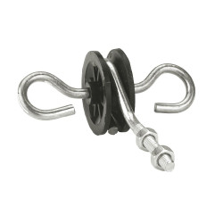 Dubbele ankerisolator met schroefdraadstang AKO