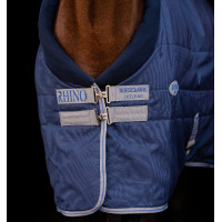 Staldeken Horseware Rhino Original Vari-Layer 250g Marine met ruitjes / indigo Marineblauw
