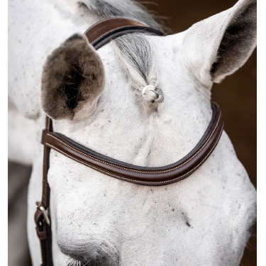 Hoofdstel Horseware Micklem Deluxe Competition Donker Havana Bruin