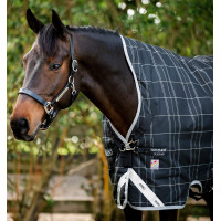 Horseware Rhino Wug Vari-Layer 450g deken Zwart / wit-grijze ruiten