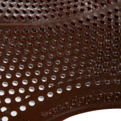 Acavallo Gel NS-S Classic-S vlak uitgesneden schokdemper Bruin / bruin schaap