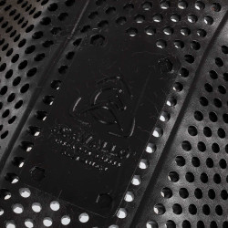 Acavallo Gel NS-S Classic-S vlak uitgesneden schokdemper Zwart / wit schaap