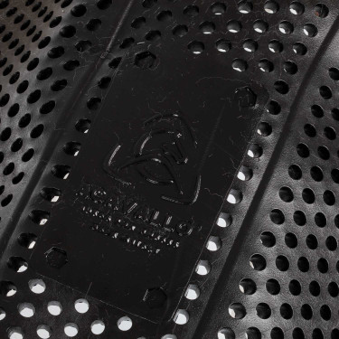 Acavallo Gel NS-S Classic-S vlak uitgesneden schokdemper Zwart / wit schaap