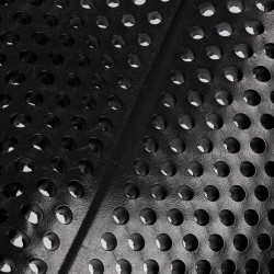 Acavallo Gel NS-S Classic-S vlak uitgesneden schokdemper Zwart / wit schaap