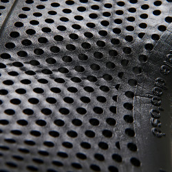 Acavallo Gel NS-S Classic-S vlak uitgesneden schokdemper Zwart / natuurlijk schapenwol