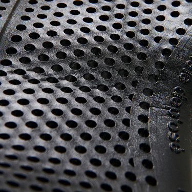 Acavallo Gel NS-S Classic-S vlak uitgesneden schokdemper Zwart / natuurlijk schapenwol