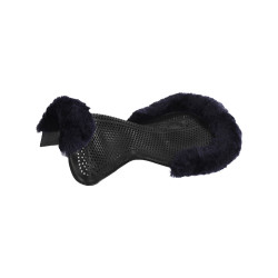 Acavallo Gel NS-S Classic-S vlak uitgesneden schokdemper Zwart / blauw schaap