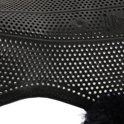 Acavallo Gel NS-S Classic-S vlak uitgesneden schokdemper Zwart / blauw schaap