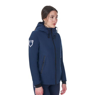 Waterdicht damesjack Equestro x FISE Marineblazer Marineblauw