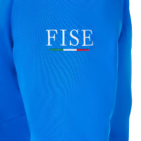 Waterdicht damesjack Equestro x FISE Blauw van Savoye