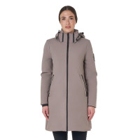 Lange damesjas Equestro waterafstotend en winddicht Gestroomd Lange damesjas Equestro waterafstotend en winddicht Gestroomd