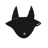 Vliegendeken-oorennet Acavallo Sublime in spandex met siliconen logopatch Zwart Vliegendeken-oorennet Acavallo Sublime in spandex met siliconen logopatch Zwart