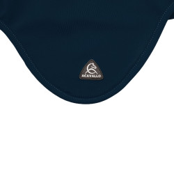 Vliegendeken-oorennet Acavallo Sublime in spandex met siliconen logopatch Marine Marineblauw