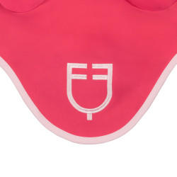 Equestro oornetje met gewatteerde Wave in technische stof Kamperfoelie / ballerina