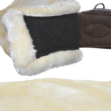 Anatomische singel schapenvacht Privilege Equitation Bruin