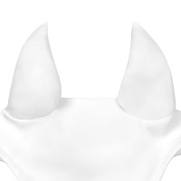 Equestro Silica oornetje met logo Wit