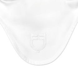 Equestro Silica oornetje met logo Wit