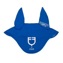 Equestro x FISE oornet van technische stof Blauw van Savoye Equestro x FISE oornet van technische stof Blauw van Savoye