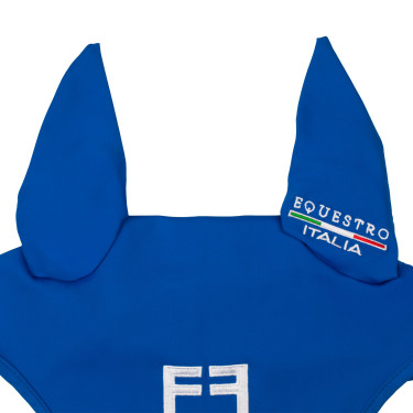 Equestro x FISE oornet van technische stof Blauw van Savoye Equestro x FISE oornet van technische stof Blauw van Savoye