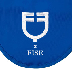 Equestro x FISE oornet van technische stof Blauw van Savoye Equestro x FISE oornet van technische stof Blauw van Savoye