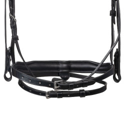 Equestro hoofdstel met anatomische neusriem Zwart