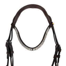 Hoofdstel Equestro Softy Cover Donkerbruin