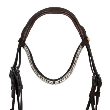 Hoofdstel Equestro Softy Cover Donkerbruin