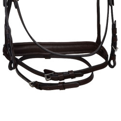 Hoofdstel Equestro Softy Cover Donkerbruin